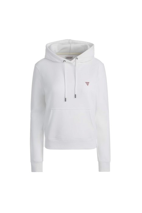 Hood Reg Mini Tri Kadın Kapüşonlu SweatShirt - W4YQ04KC811 Beyaz