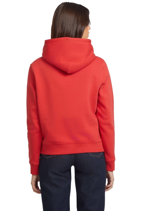 Hood Reg Mini Tri Kadın Kapüşonlu SweatShirt - W4YQ04KC811 Kırmızı