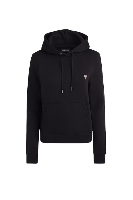 Hood Reg Mini Tri Kadın Kapüşonlu SweatShirt - W4YQ04KC811 Siyah