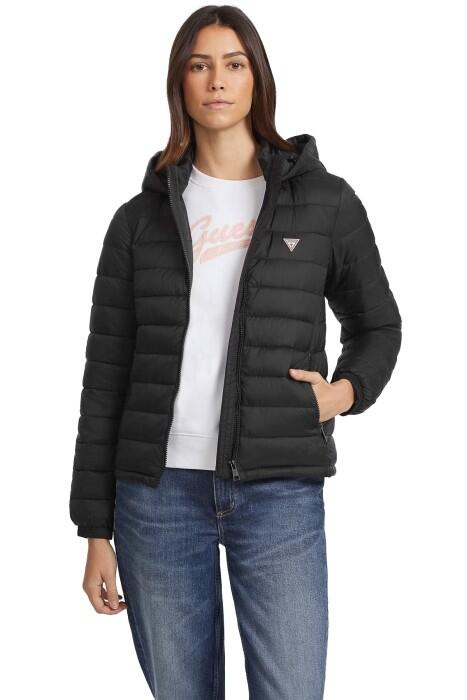 Guess - Hooded Puffer Kadın Mont - W4YL00WG922 Siyah