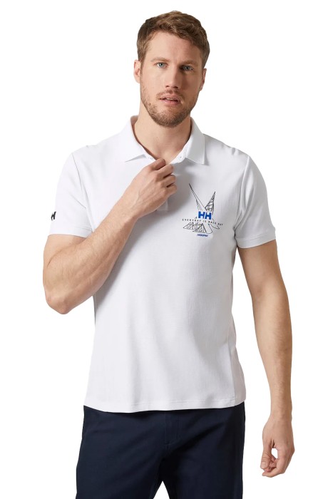 Helly Hansen - Hp Race Erkek Polo T-Shirt - 34416 Beyaz