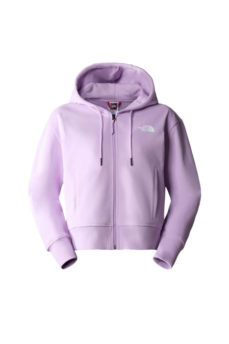 The North Face - Icon Crop Full Zip Kadın SweatShirt - NF0A7X1V Lila