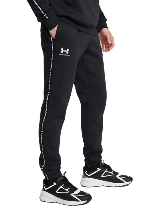 Under Armour - Icon Fleece Jgr Taping Erkek Eşofman Altı - 1389358 Siyah