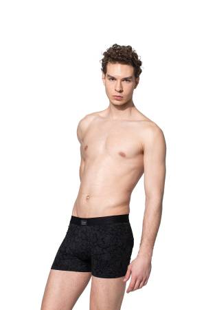 John Frank urban Couture Boxer - JFBUC110 Siyah - Thumbnail