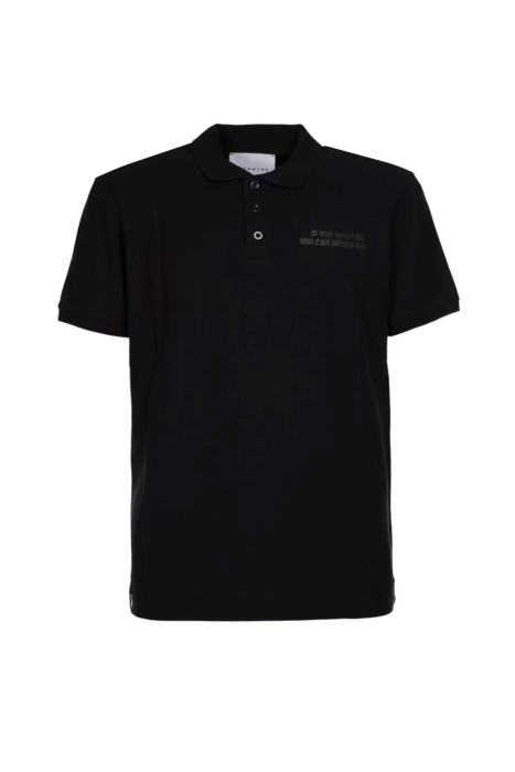 John Richmond - John Richmond Erkek Polo T-Shirt - UMP24024POOF Siyah