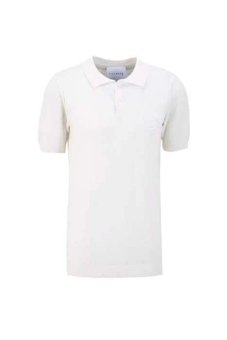 John Richmond - John Richmond Erkek Polo T-Shirt - UMP24214POIR Beyaz