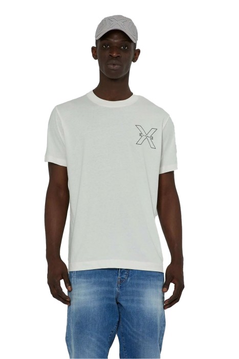 John Richmond Erkek T-Shirt - UMP24031TSOF Beyaz