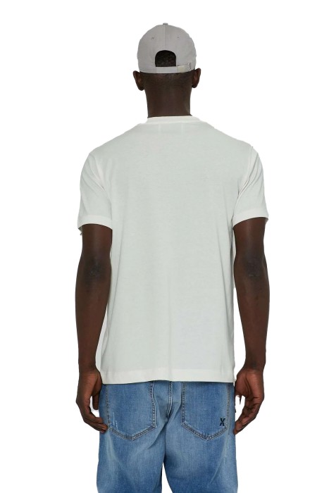 John Richmond Erkek T-Shirt - UMP24031TSOF Beyaz