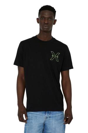 John Richmond Erkek T-Shirt - UMP24031TSOF Siyah - Thumbnail