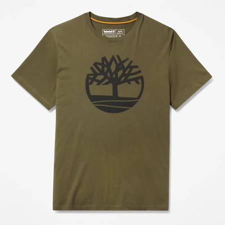 Kbec River Tree Tee Erkek T-Shirt - TB0A2C2R Koyu Yeşil - Thumbnail