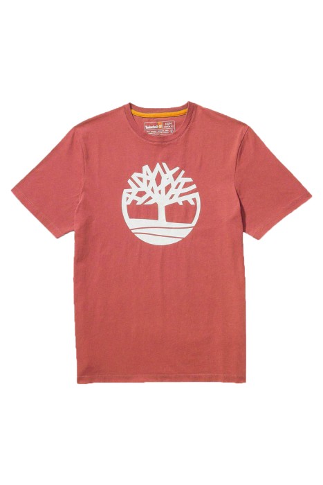 Timberland - Kbec River Tree Tee Erkek T-Shirt - TB0A2C2R Nar Çiçeği