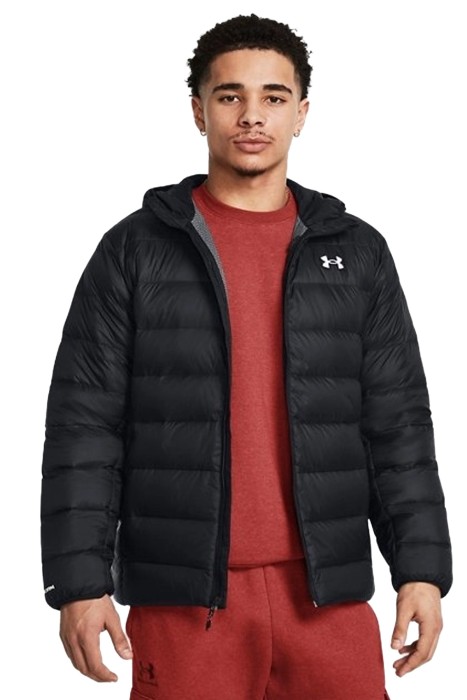 Under Armour - Legend Down Hooded Erkek Mont - 1385837 Siyah