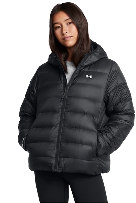 Under Armour - Legend Down Hooded Kadın Mont - 1385852 Siyah