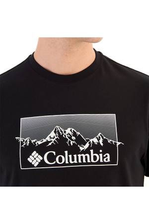 Linear Range Ss Erkek T-Shirt - CS0344 Siyah - Thumbnail