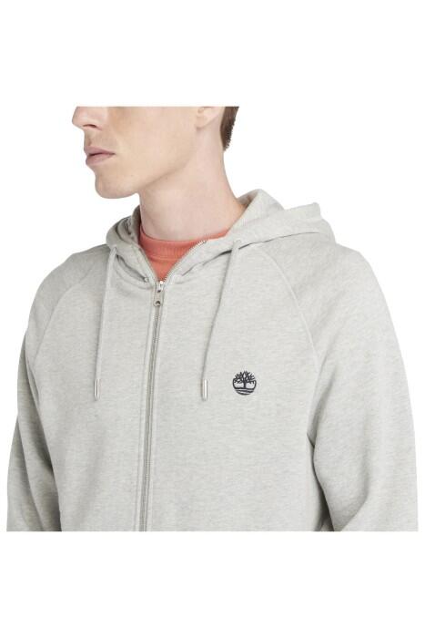 Loopback Full Zip Hoodie Erkek SweatShirt - TB0A2F6Y Gri