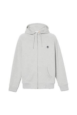 Loopback Full Zip Hoodie Erkek SweatShirt - TB0A2F6Y Gri - Thumbnail