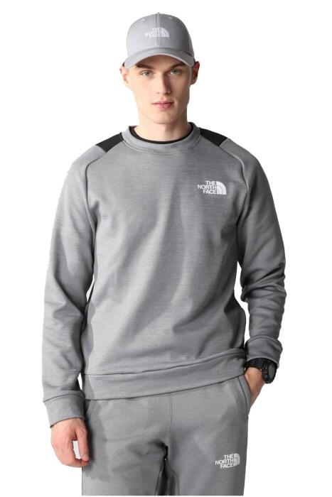 Ma Crew Fleece Erkek SweatShirt - NF0A7ZAL Gri