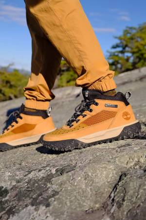 Mid Lace Up Hiking Erkek Bot - TB0A5TPC Kahverengi - Thumbnail