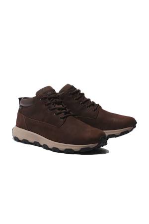 Mid Lace Up Waterproof Erkek Ayakkabı - TB0A61QH Kahverengi - Thumbnail