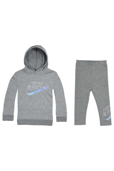 Nike Kids - Mini Me Po Çocuk Eşofman Takımı - 36I102 Gri