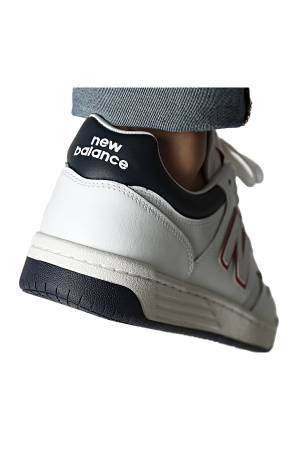 New Balance 480 Unisex Ayakkabı -BB480 Beyaz/Lacivert - Thumbnail