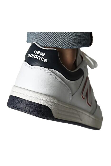 New Balance 480 Unisex Ayakkabı -BB480 Beyaz/Lacivert