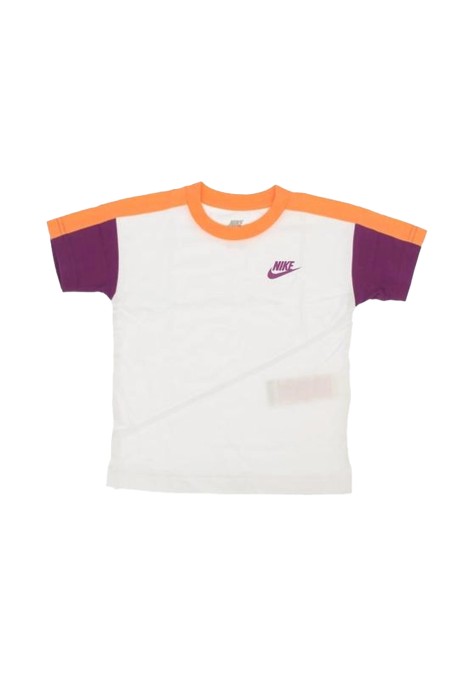 Nike Kids - Ng Colorblocked Ss Tee Çocuk T-Shirt - 86H801 Beyaz-Siyah