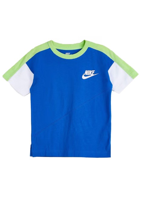 Nike Kids - Ng Colorblocked Ss Tee Çocuk T-Shirt - 86H801 Mavi