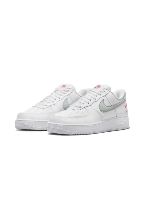 Nike Air Force 1'07 Triple Swoosh Erkek Spor Ayakkabı - FD0666 Beyaz