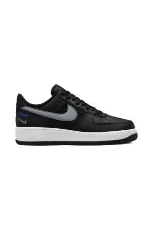 Nike Air Force 1'07 Triple Swoosh Erkek Spor Ayakkabı - FD0666 Siyah - Thumbnail