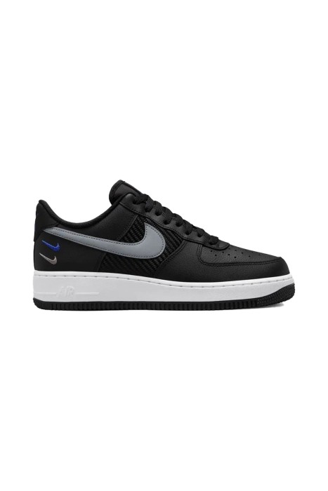 Nike - Nike Air Force 1'07 Triple Swoosh Erkek Spor Ayakkabı - FD0666 Siyah