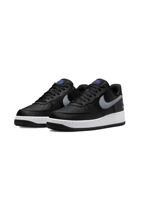 Nike Air Force 1'07 Triple Swoosh Erkek Spor Ayakkabı - FD0666 Siyah