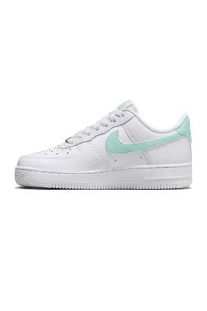 Nike Wmns Air Force 1'07 Kadın Spor Ayakkabı - DD8959 Beyaz/Su Yeşili - Thumbnail