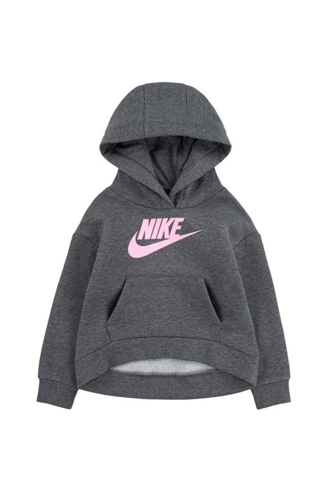 Nike Kids - Nkg Club Fleece Hıgh Low Çocuk SweatShirt - 36I253 Gri