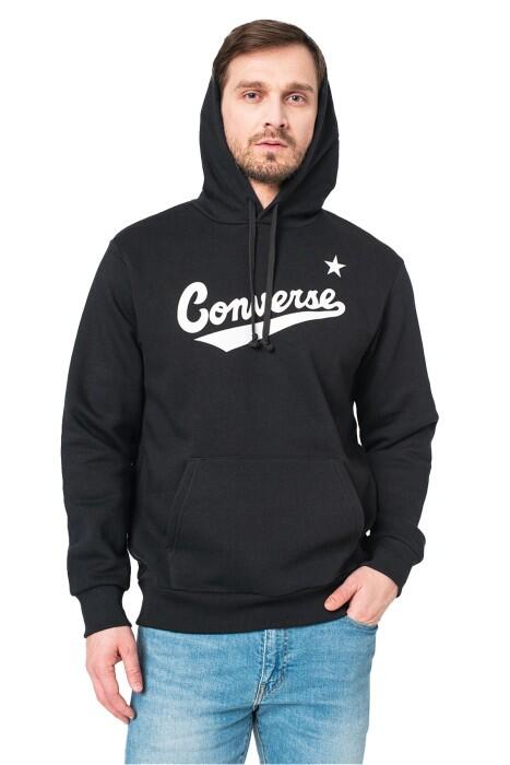 Converse - Nova Pullover Hoodie Erkek SweatShirt - 10019004 Siyah