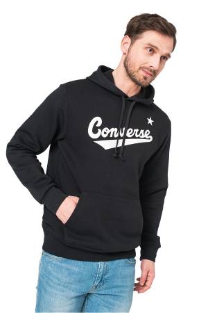 Nova Pullover Hoodie Erkek SweatShirt - 10019004 Siyah - Thumbnail