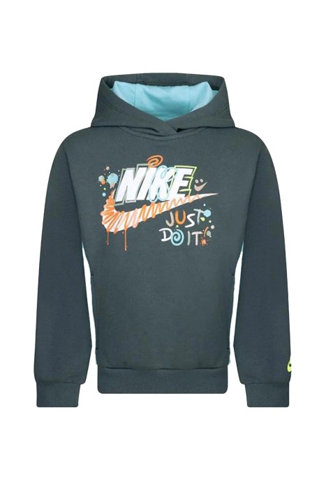 Nike Kids - Nsw Express Yourself Erkek Çocuk Kapüşonlu SweatShirt - 86M280 Mint Yeşili