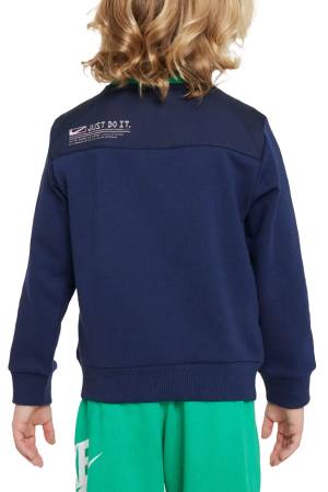 Nsw Paınt Yf Ft Crew Erkek Çocuk SweatShirt - 86L749 Lacivert - Thumbnail