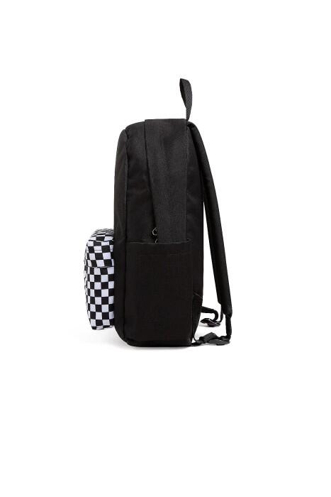 Old Skool Grom Backpack Unisex Sırt Çantası - VN000H56 Siyah/Beyaz