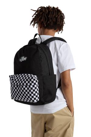 Old Skool Grom Backpack Unisex Sırt Çantası - VN000H56 Siyah/Beyaz - Thumbnail