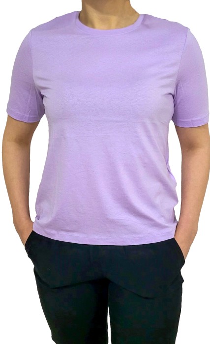 Onlmay S/S O-Neck Reg Kadın T-Shirt - 15286932 Mor