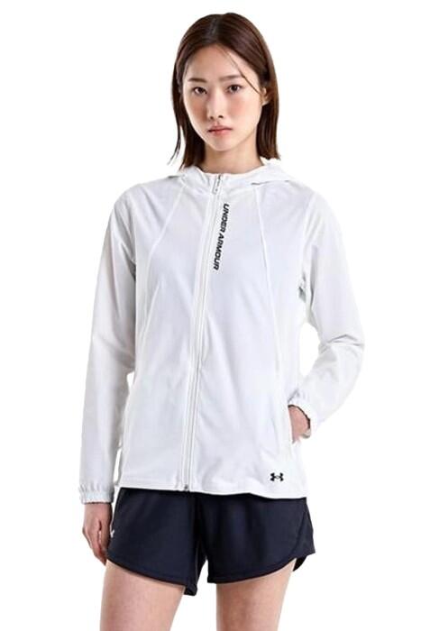 Under Armour - OutRun the Storm Kadın Ceket - 1377043 Beyaz