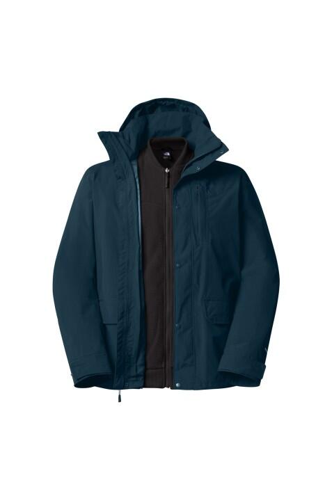 The North Face - Pinecroft Triclimate Erkek Mont - NF0A4M8E Turkuaz/Antrasit Gri