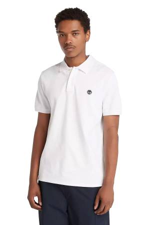 Pique Short Sleeve Erkek Polo T-Shirt - TB0A26N4 Beyaz - Thumbnail