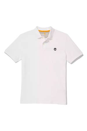 Pique Short Sleeve Erkek Polo T-Shirt - TB0A26N4 Beyaz - Thumbnail