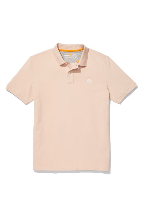 Pique Short Sleeve Erkek Polo T-Shirt - TB0A26N4 Pudra Pembe