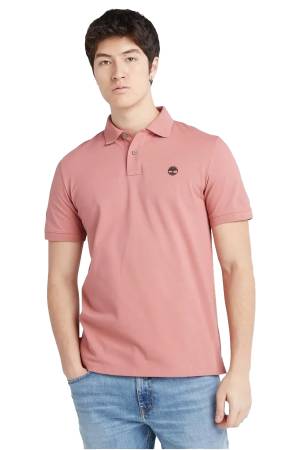 Pique Short Sleeve Erkek Polo T-Shirt - TB0A26N4 Somon - Thumbnail