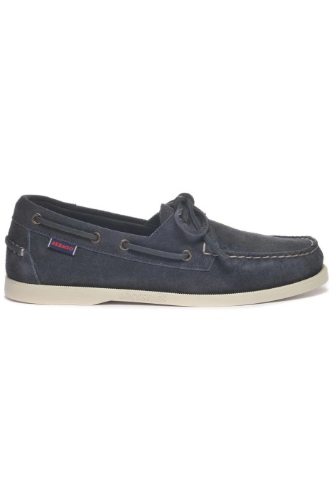 Sebago - Portland Flesh Out Erkek Nubuk Deri Ayakkabı - 7111PTW Gece Mavisi