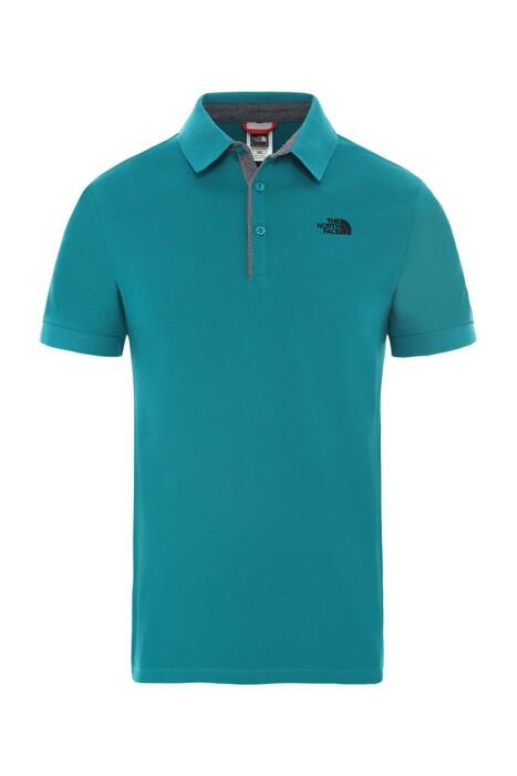 The North Face - Premıum Polo Pıquet Erkek T-Shirt - NF00CEV4 Yeşil