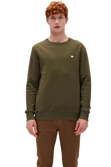 Bad Bear - Presage Crewneck Erkek SweatShirt - 20.02.12.012 Haki